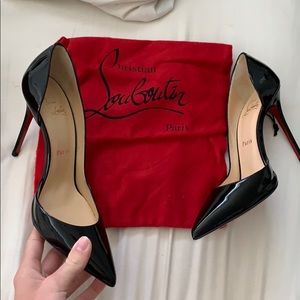 Christian Louboutin Iriza Black Patent Pumps